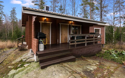 Mäntymäki: Holz, Winter, Schnee, Zuhause, Hütte, Einfrieren, Abstellgleis, Blockhaus, Eis