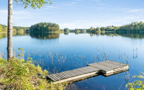 Lahdenpohja, Vaikon Loma 7: Blau, Wasser, Wasservorräte, Gewässer, Natur, Natürlichen Umgebung, Natürliche Landschaft, Bank, Wasserweg, Wasserlauf