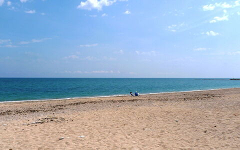 Marenia: Gewässer, Strand, Meer, Himmel, Ozean, Küste, Ufer, Sand, Urlaub, Horizont