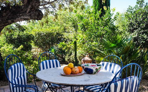 Mirada al Sol: Eigentum, Hinterhof, Baum, Grundeigentum, Möbel, Terrasse, Tabelle, Garten, Haus, Garten