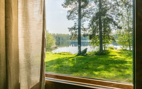 Saniainen 5: Baum, Bank, Haus, Hütte, See, Teich, Wald, Blockhaus