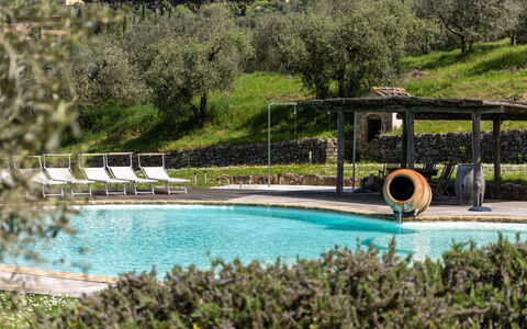 Villa Ferdinando: Schwimmbad, Gartenmöbel, Resort, Garten, Landscaping, Rasen, Hazienda, Garten, Eco Hotel, Thermae