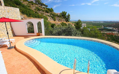 Del Azahar: Schwimmbad, Eigentum, Azurblau, Grundeigentum, Gebäude, Urlaub, Haus, Resort, Villa, Freizeit