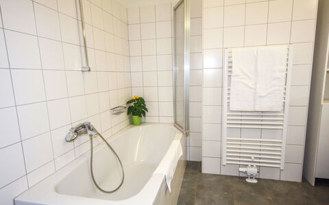 Techno-Park Villach: Armatur, Pflanze, Badewanne, Eigentum, Zapfhahn, Badezimmer, Flooring, Fussboden