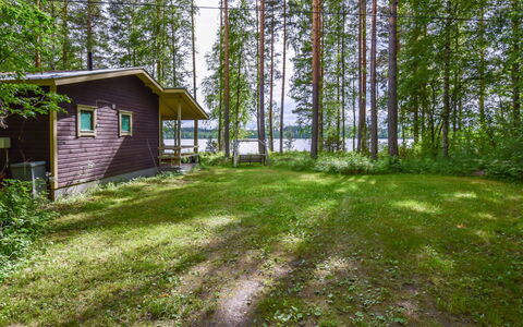 Leppäranta: Hütte, Grundstueck, Wald, Wald, Gartenbauten, Blockhaus, Schuppen, Garten, Landscaping