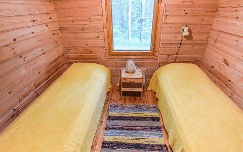 Mäntyranta: Holz, Hütte, Blockhaus, Wald, Schuppen, Gartenbauten, Lärche, Wald, Holzbeize
