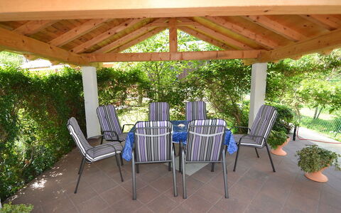 Franjo: Eigentum, Gebäude, Grundeigentum, Terrasse, Haus, Zimmer, Veranda, Hinterhof, Tisch Im Freien, Möbel