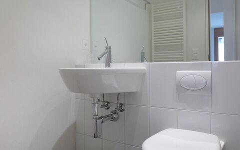 Eden Apt.d: Badezimmer, Eigentum, Bad Sink, Zapfhahn, Zimmer, Armatur, Wand, Toilette, Bad Zubehör, Sinken
