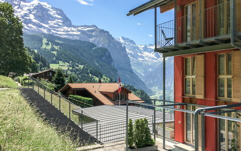 Schweizerheim Apt.5: Bergforms, Berg, Gebirge, Eigentum, Alpen, Haus, Gebäude, Steigung, Grundeigentum, Bergstation