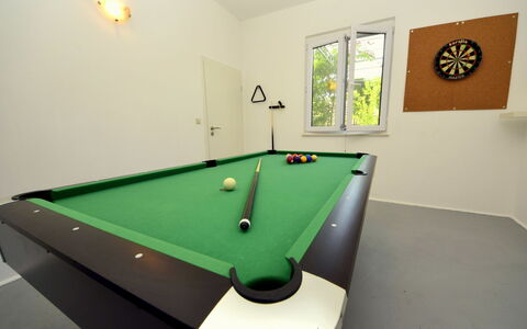 Mirko: Billiard-Tisch, Billiard Raum, Schwimmbad, Sportausrüstung, Tabelle, Eigentum, Möbel, Billard