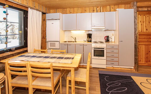 Kantapää D3: Holz, Hütte, Blockhaus, Wald, Schuppen, Gartenbauten, Lärche, Wald, Holzbeize