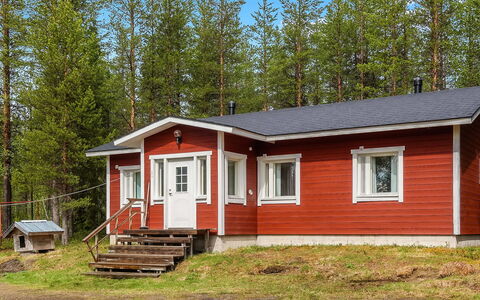 Itätullinkievari: Holz, Hütte, Blockhaus, Wald, Schuppen, Gartenbauten, Lärche, Wald, Holzbeize