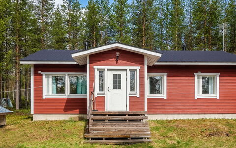 Itätullinkievari: Holz, Hütte, Blockhaus, Wald, Schuppen, Gartenbauten, Lärche, Wald, Holzbeize