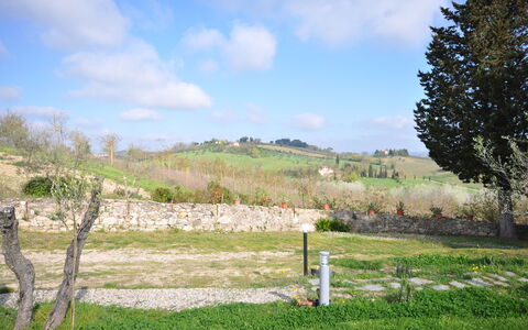 Capannino: Grundstueck, Weide, Wiese, Gras, Baum, Graspflanze, Ländliches Gebiet, Himmel, Wiese, Frühling
