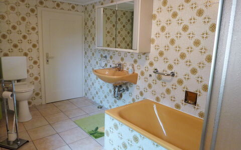 Roth: Badezimmer, Zimmer, Eigentum, Fliese, Wand, Fussboden, Interior Design, Hintergrund, Vorhang, Grundeigentum