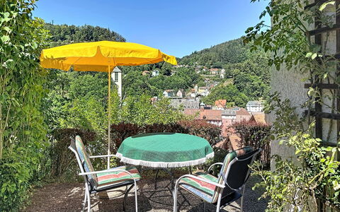 Triberg 100: Möbel, Gartenmöbel, Tisch Im Freien, Tabelle, Stuhl, Regenschirm, Garten, Schatten, Küche & Esszimmer Tisch, Kaffetisch