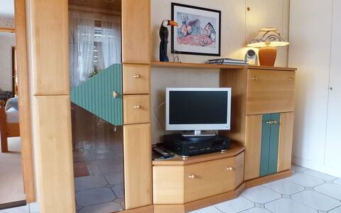 Triberg 100: Möbel, Zimmer, Eigentum, Flachbildschirm, Computertisch, Medien, Bildschirm, Interior Design, Haus, Technologie