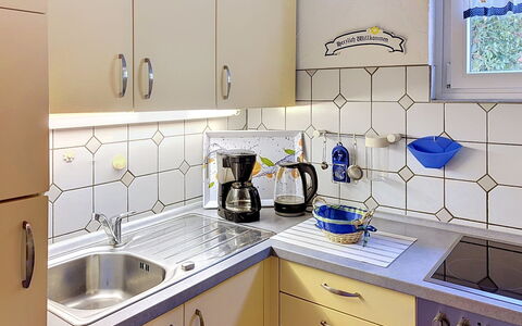Triberg 100: Küche, Küchengerät, Countertop, Major Appliance, Spüle, Interior Design, Cabinetry, Herd, Flooring, Haushaltsgerät