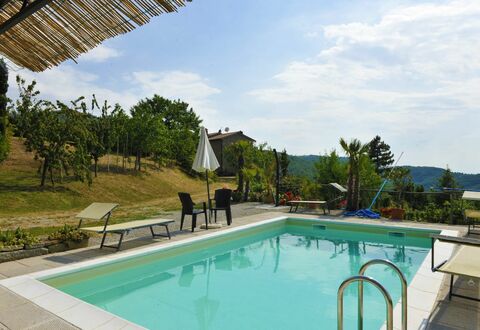 Casetta i Ciliegi: Wasser, Wolke, Himmel, Pflanze, Eigentum, Schwimmbad, Gebäude, Azurblau, Baum, Schatten