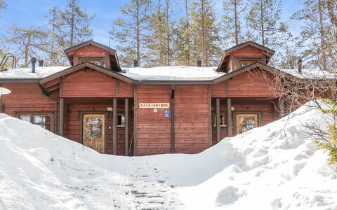 Katajarinne B: Schnee, Holz, Winter, Hütte, Haus, Dach, Zuhause, Einfrieren, Blockhaus, Zweig