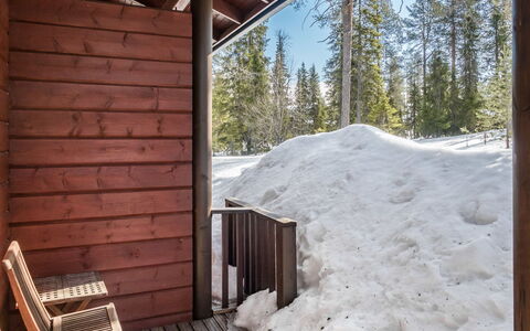 Katajarinne B: Schnee, Holz, Winter, Hütte, Haus, Dach, Zuhause, Einfrieren, Blockhaus, Zweig