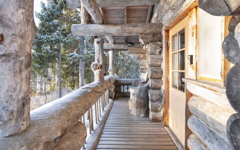 Saarenkainalo: Holz, Hütte, Blockhaus, Hartholz, Planke, Natürliches Material, Winter, Einfrieren, Holz, Holzbeize