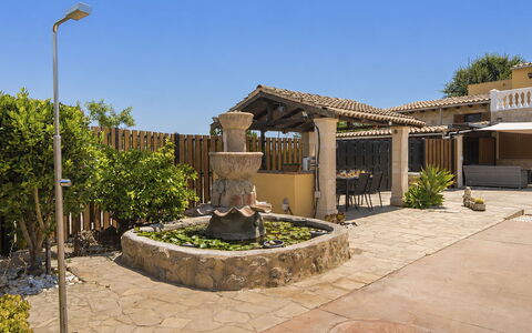 Cas Pec: Zuhause, Schatten, Estate, Garten, Flagstone, Landscaping, Hazienda, Beton, Hinterhof, Hof