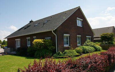 Norddeich 781: Pflanze, Himmel, Wolke, Gebäude, Fenster, Eigentum, Blume, Haus, Botanik, Vegetation