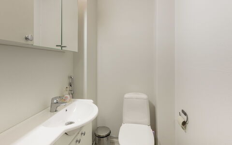 Sointuilevi 2 D 13: Badezimmer, Bad Sink, Armatur, Wand, Interior Design, Flooring, Fussboden, Sinken, Toilette, Toilleten Sitz