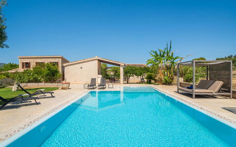 Cas Ciutada: Blau, Schwimmbad, Resort, Tropen, Gartenmöbel, Villa, Eco Hotel, Hazienda