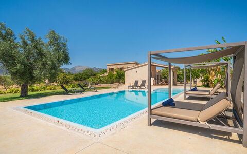 Cas Ciutada: Schwimmbad, Resort, Gartenmöbel, Schatten, Tropen, Regenschirm, Eco Hotel, Outdoor Struktur, Thermae, Villa