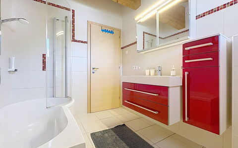 Linnehan: Badezimmer, Armatur, Bad Sink, Interior Design, Flooring, Sinken, Badezimmerschrank, Zapfhahn, Fussboden, Installation