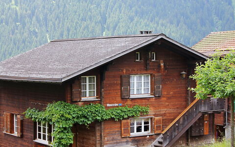 Chalet Almisräba: Fenster, Eigentum, Pflanze, Gebäude, Holz, Haus, Gras, Hütte, Abstellgleis, Dach