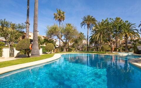 El Arenal: Wasser, Pflanze, Himmel, Daytime, Eigentum, Schwimmbad, Blau, Natur, Azurblau, Baum