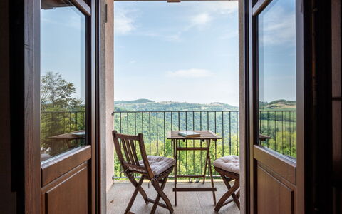 Maison des Roses: Balkon
