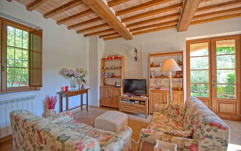 Casa Maria Luisa: Zimmer, Eigentum, Decke, Möbel, Gebäude, Interior Design, Haus, Wohnzimmer, Zuhause, Grundeigentum